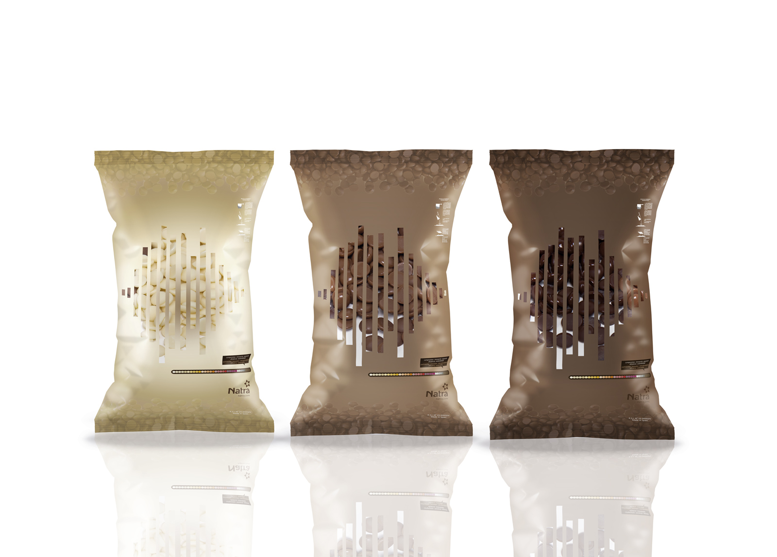 Bolsas pepitas de chocolate Natra