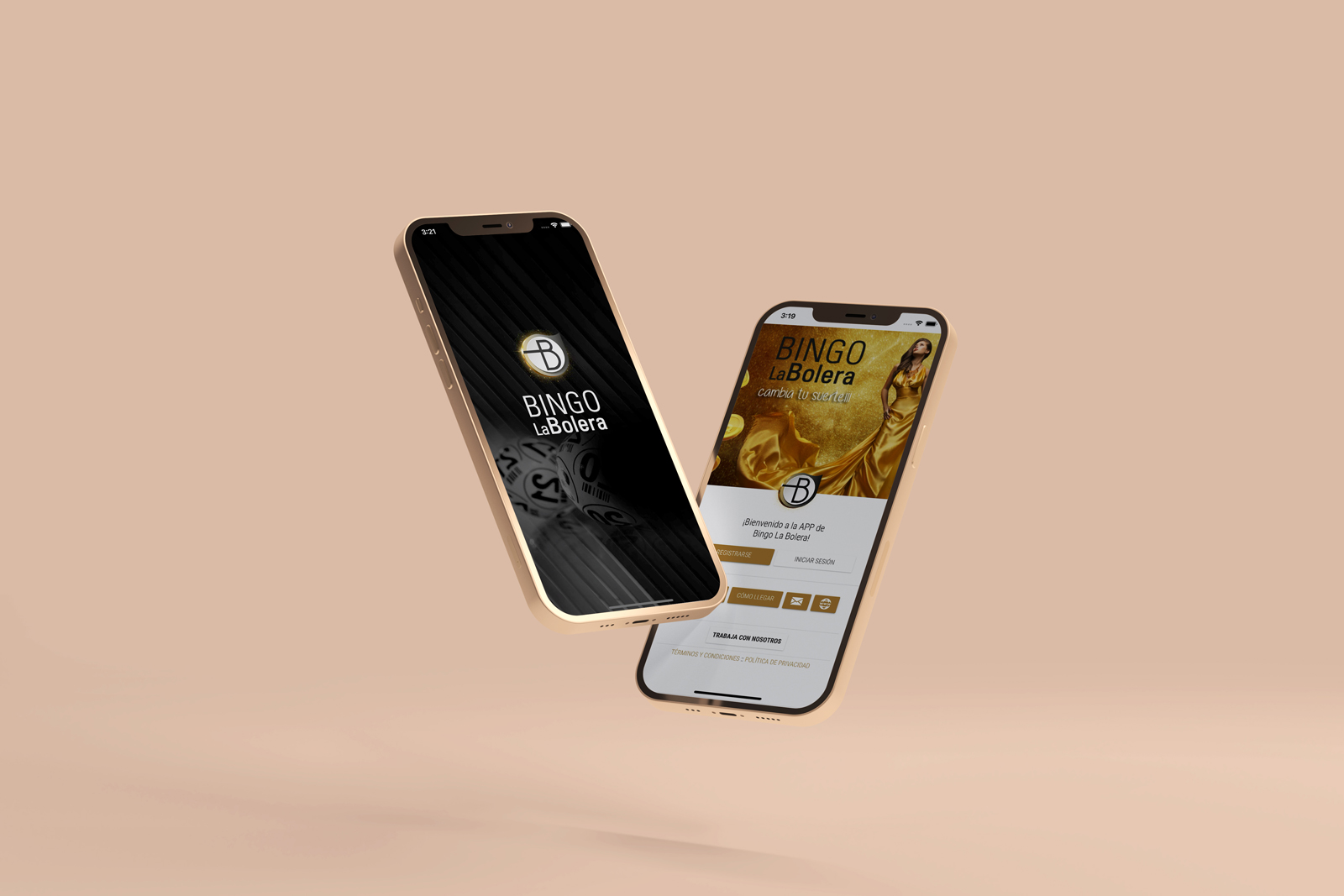 Simulación móvil bingo LaBolera