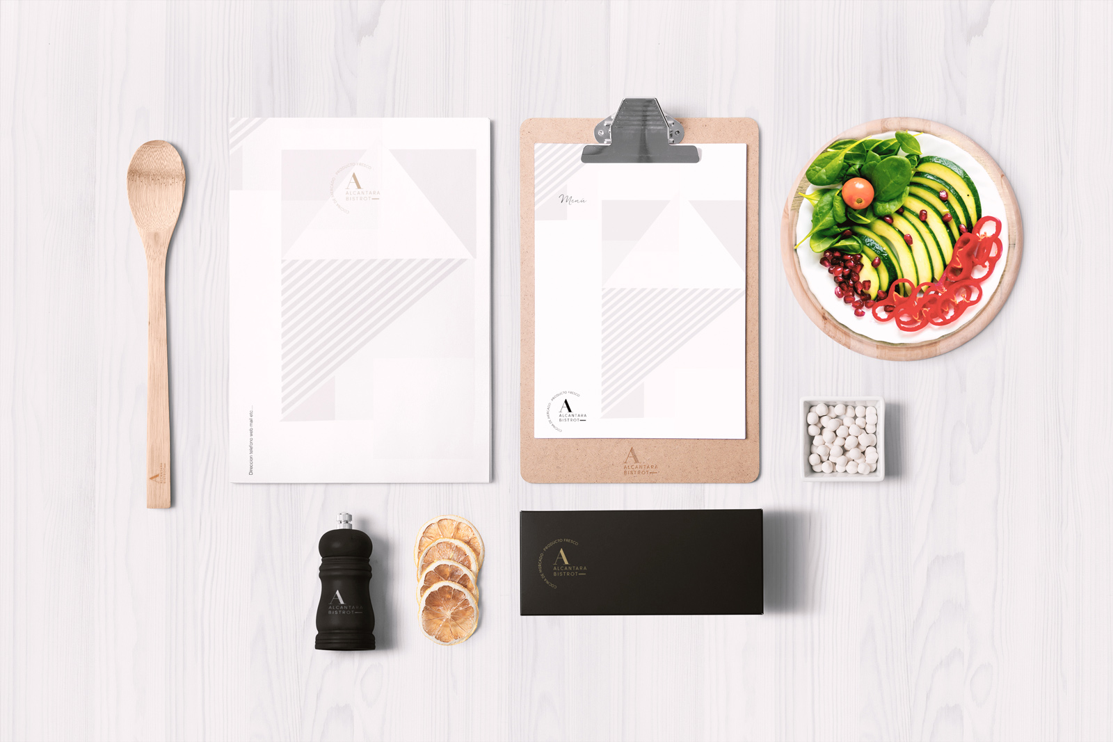 Carta menú Alcantara